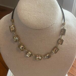 Elegant Gold and black Necklace